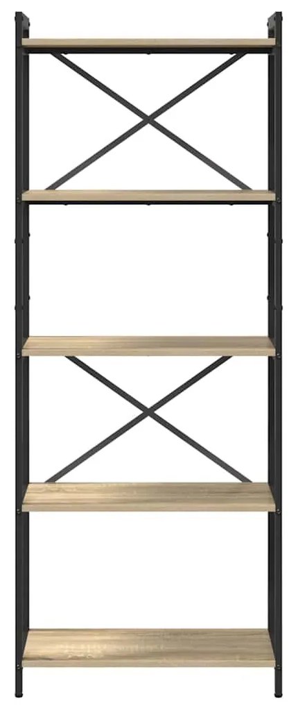 Könyvszekrény sonoma tölgy 60 x 30 x 153 cm Faanyag