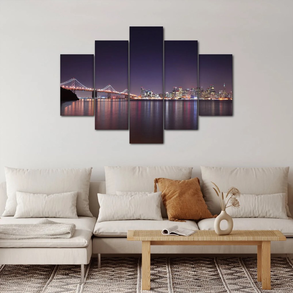 Vászonkép - Kilátás San Francisco-ra, California (150x105 cm)