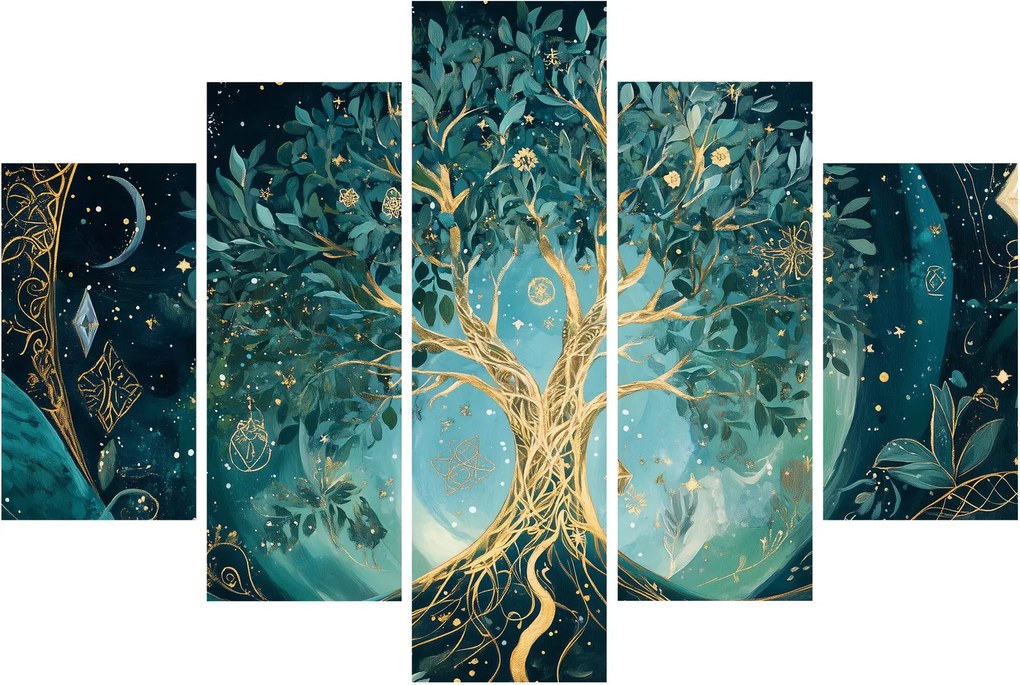 Kép – Életfa az univerzumban (150x105 cm)