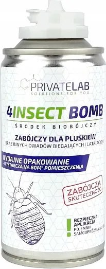 Füstbomba 4INSECT Bomb PrivateLab 150ml páramentesítő csótány Poloska
