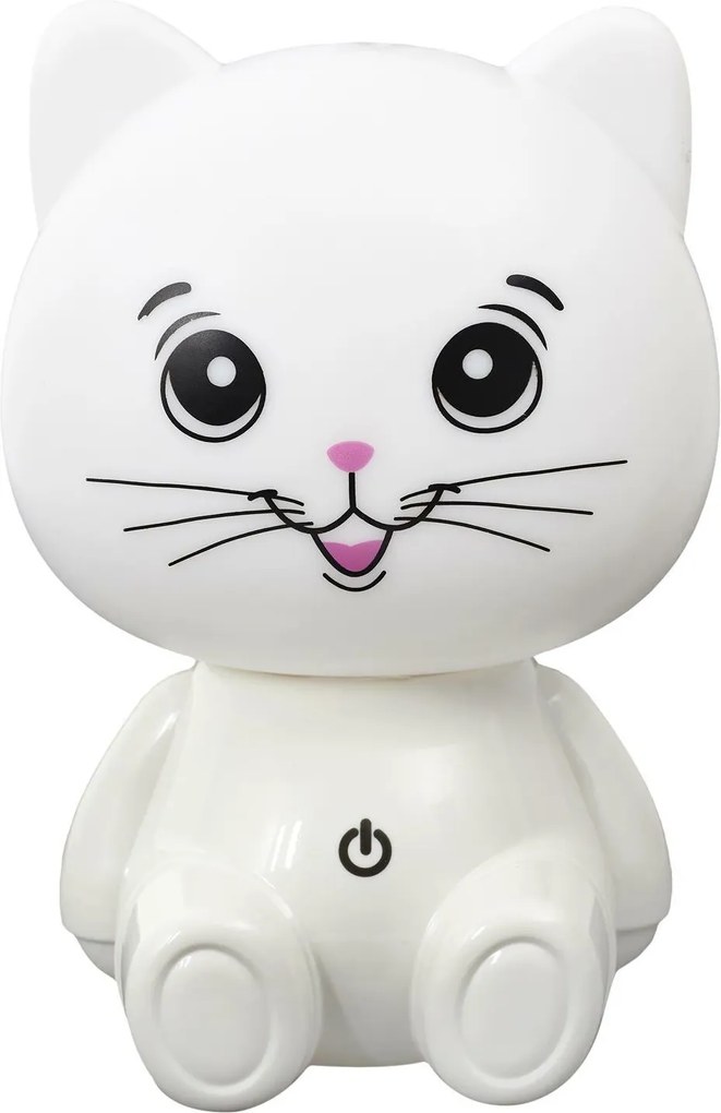 Macska Usb LED-es éjjeli lámpa, fehér