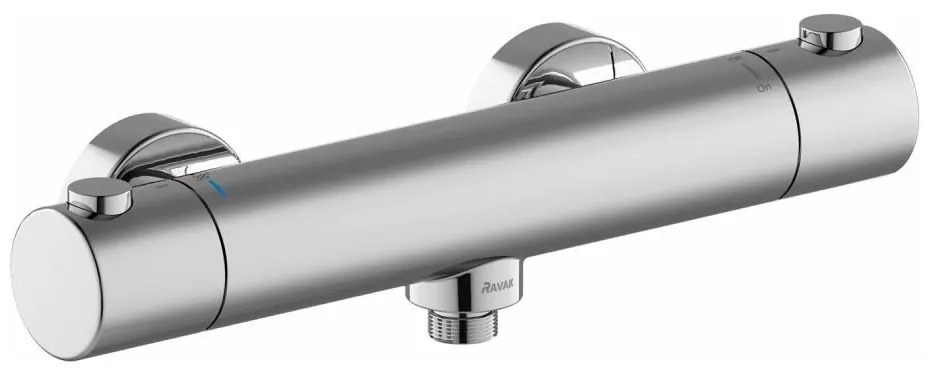 Ravak X070116 - PURI termosztátos zuhanycsaptelep, fényes króm