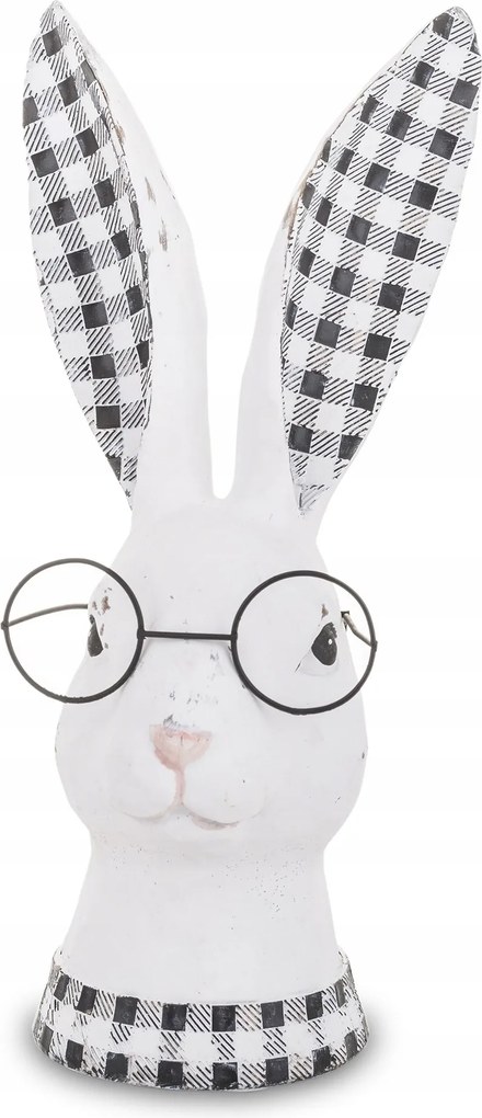 Húsvéti nyuszi figura nyuszi fehér szemüveg