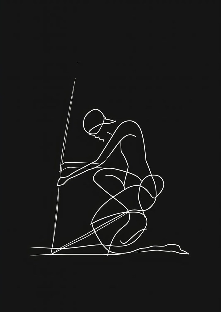 Poszter 29,7x42cm Vonal