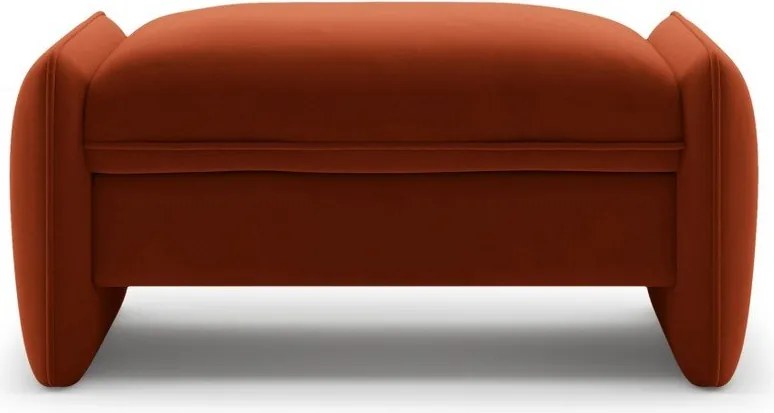 Téglavörös bársony lábtartó Georgia – Micadoni