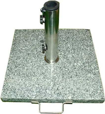 Napernyőtalp gránit/rozsdamentes acél 25 kg