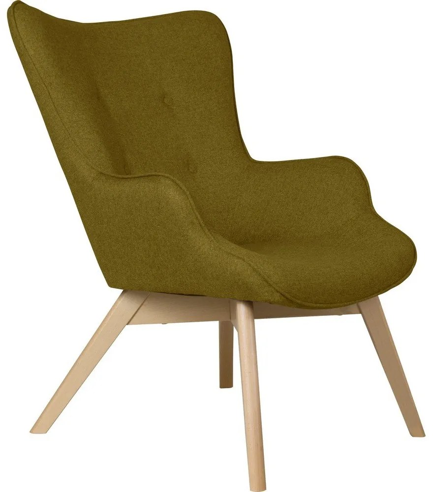 Zöld fotel Niko – Ropez