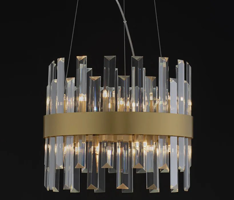 Függeszték Arany CROWN NOVA LUCE 9695219