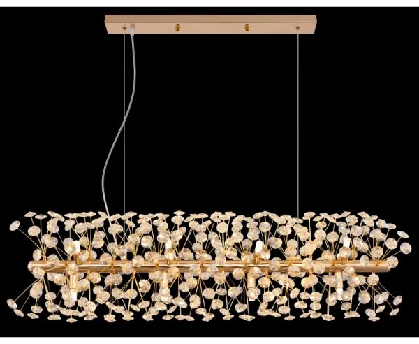 Globo 64135H4 - LED kábelcsillár KATRINA 12xG9/3,5W/230V arany