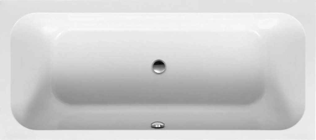 Nagy Akril Kád 80x180 Lengyel Fehér Tömör