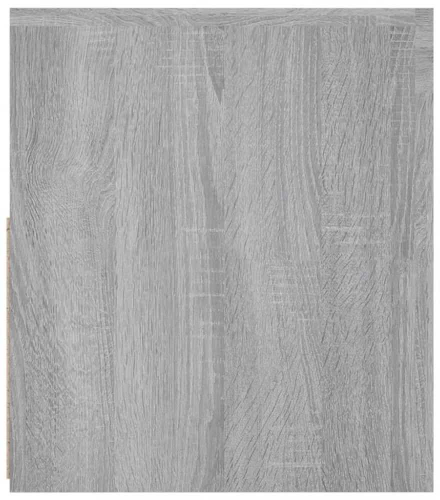 szürke sonoma színű TV-szekrény LED-lámpákkal 120 x 35 x 40 cm