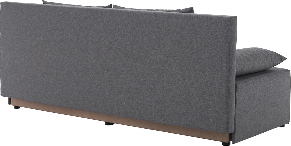 Kihúzható heverő, világosszürke, EUGI