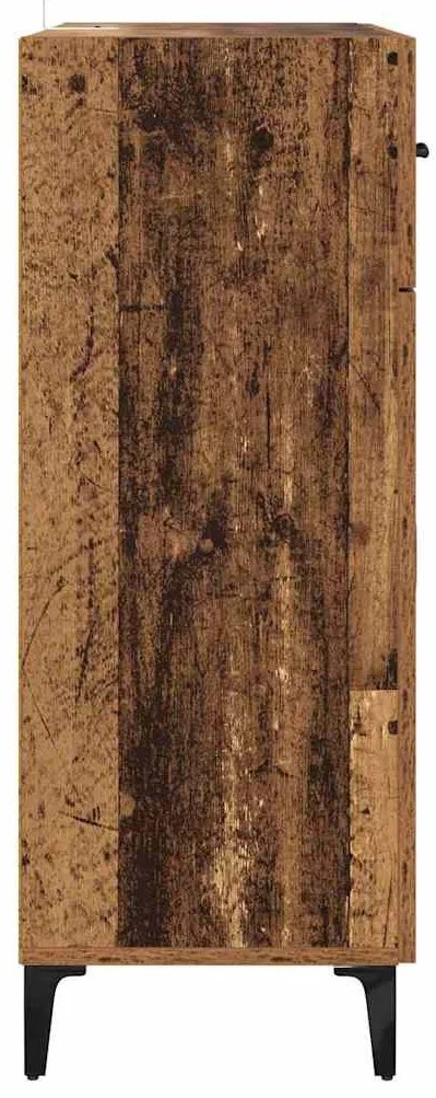 Széf fiókkal Régi fa 34 x 69,5 x 90 cm Faanyag