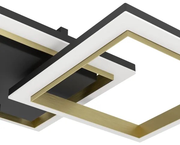 Eglo 901222 - LED Dimmelhető mennyezeti lámpa CALLIERA LED/20W/230V fekete/arany