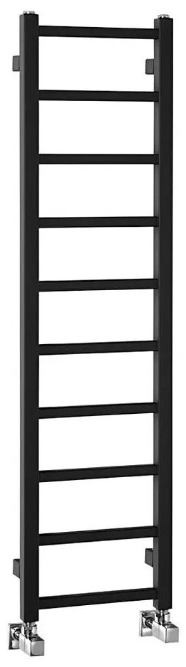 Sapho - Fürdőszobai radiátor METRO LIGHT 211W 30x114 cm matt fekete
