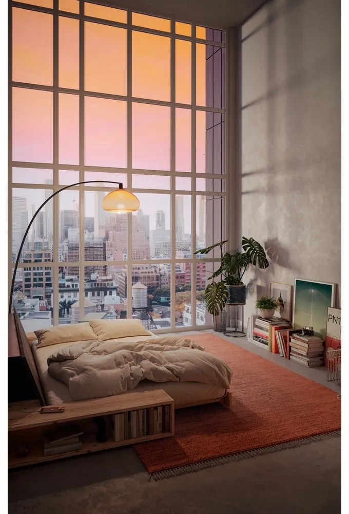 Piros kordbársony kinyitható kanapé 244 cm Base – Karup Design