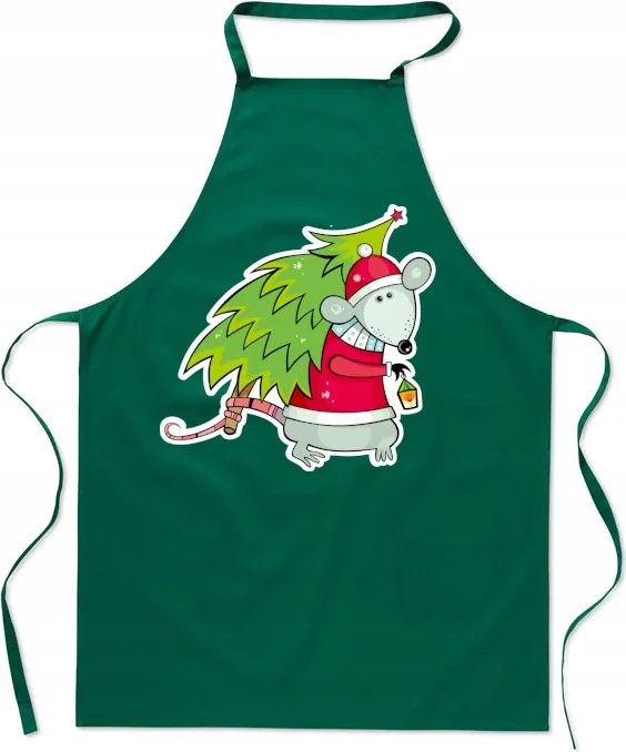 Konyhai kötény Egér Karácsonyfa Ajándék