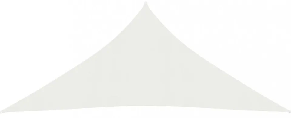 fehér HDPE napvitorla 160 g/m² 5 x 6 x 6 m
