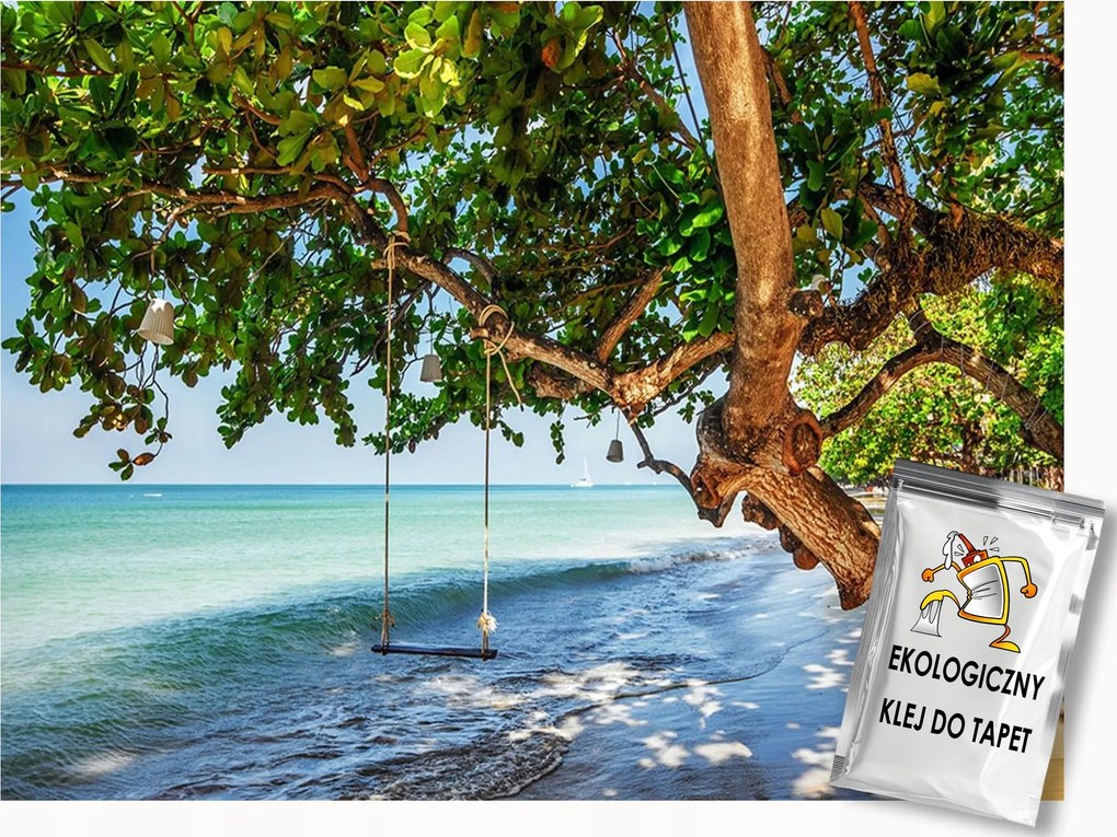 Fotótapéta Flizelina Tájkép Tengerpart Swing Kilátás 150x105 ragasztó