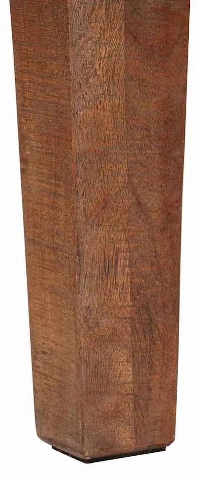 vidaXL Dohányzóasztal fiókkal Barna 110 x 55 x 40 cm Tömör Mangófát