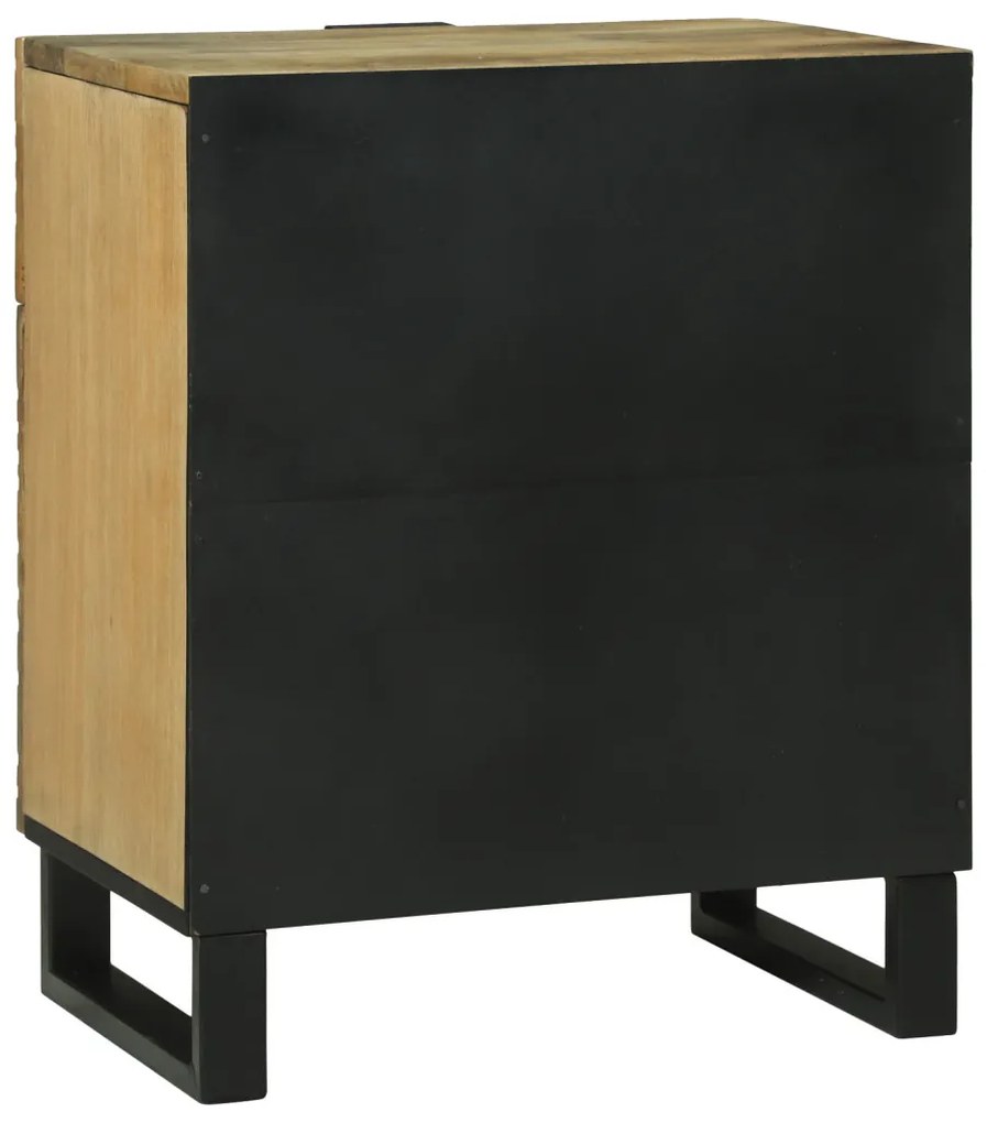 Éjjeli Szekrény 50x33x60 cm – Tömör Mangófából