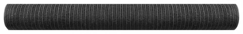 antracitszürke HDPE belátásgátló háló 1 x 25 m 195 g/m²