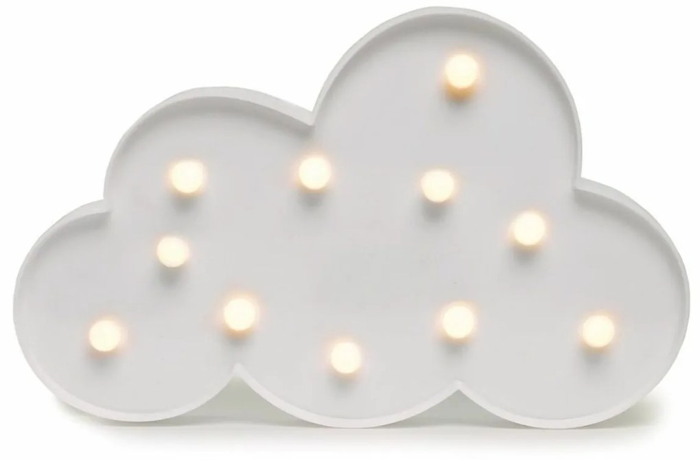 LED gyereklámpa CLOUD, 29,5 cm