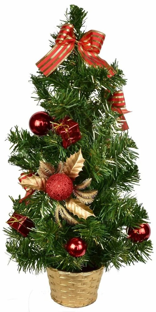 Caronia karácsonyi díszített fa, 45 cm
