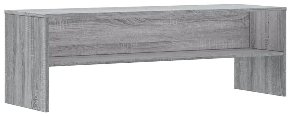 szürke sonoma színű szerelt fa TV-szekrény 120 x 40 x 40 cm
