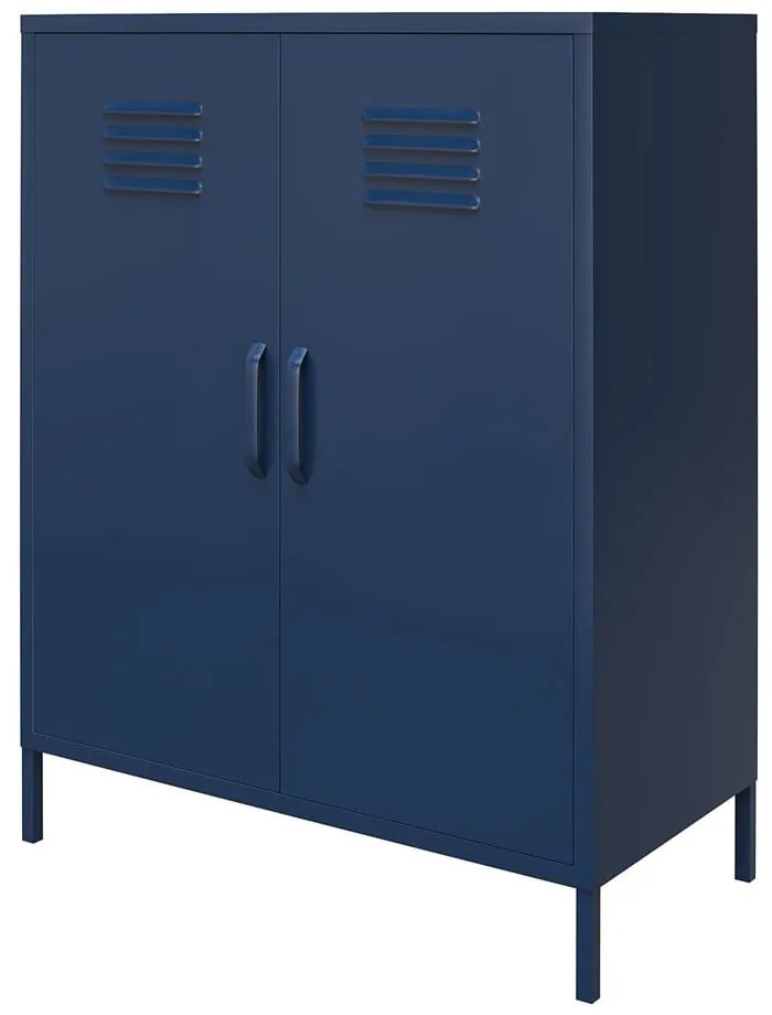 Kék fém szekrény 80x102 cm Bradford - Queer Eye