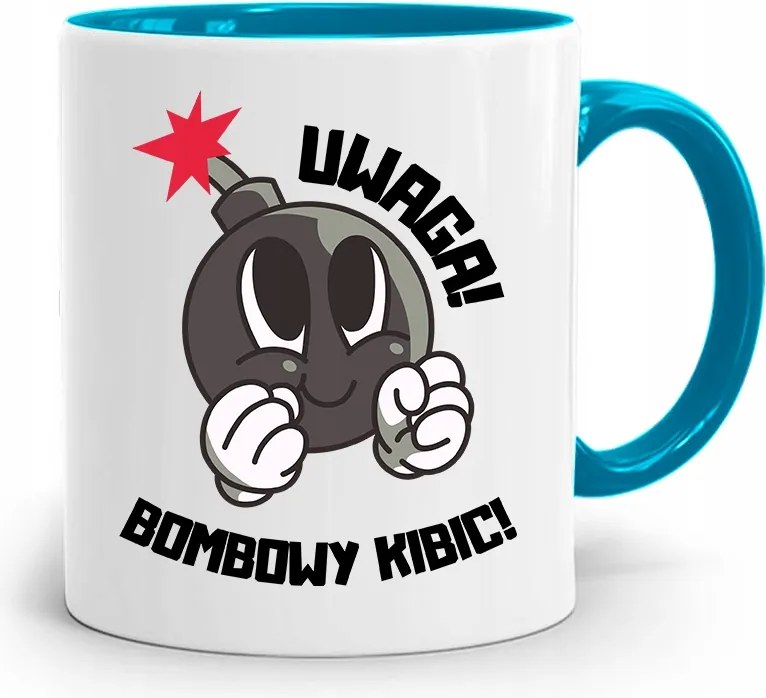 Szurkolóknak Szurkolói Bögre Kék Ajándék fényképes nyomattal