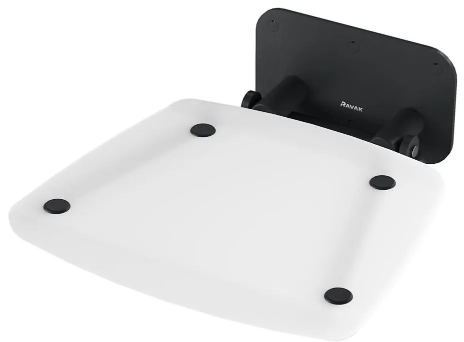 Ravak B8F0000060 - OVO felhajtható zuhanyülőke, fekete