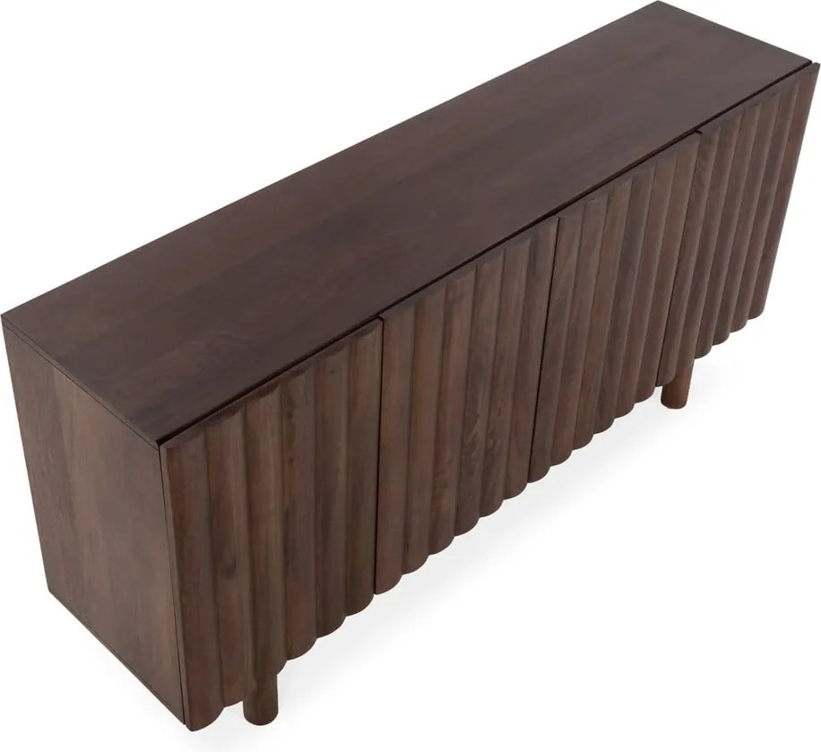 Barna mangófa komód 160x80x40 cm Tamira – MOME