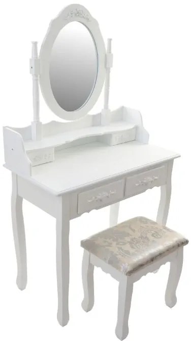 Fésülködő asztal Primadonna WHITE