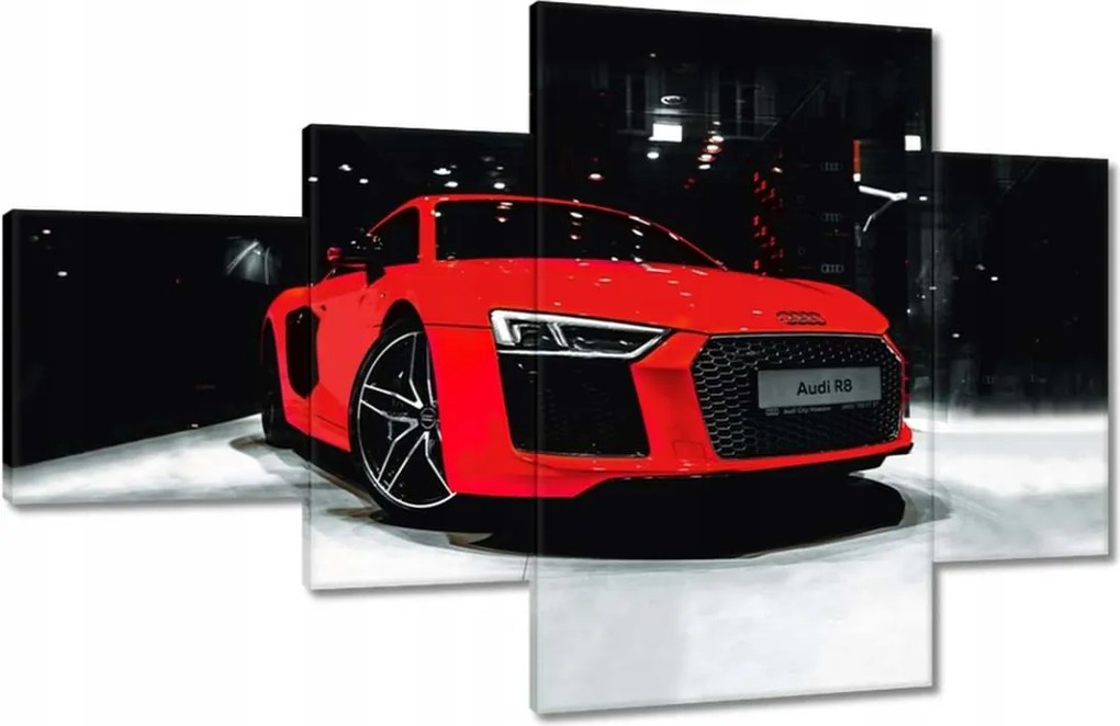 Képek 130x80 Piros Audi Audica R8
