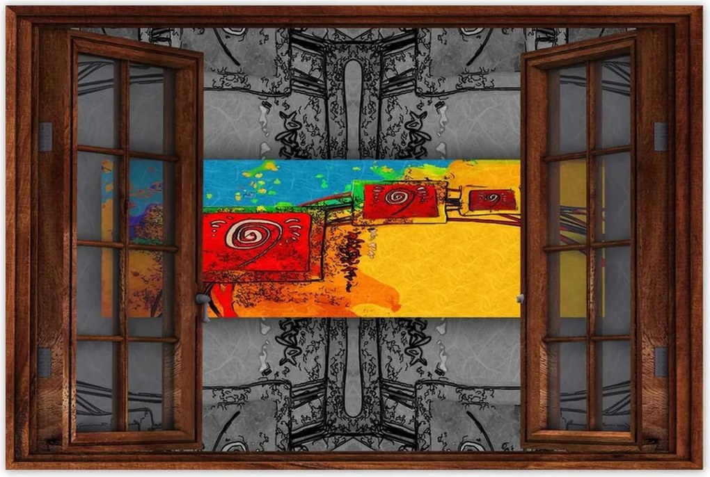 Poszterek 60x40 Színes tekintet