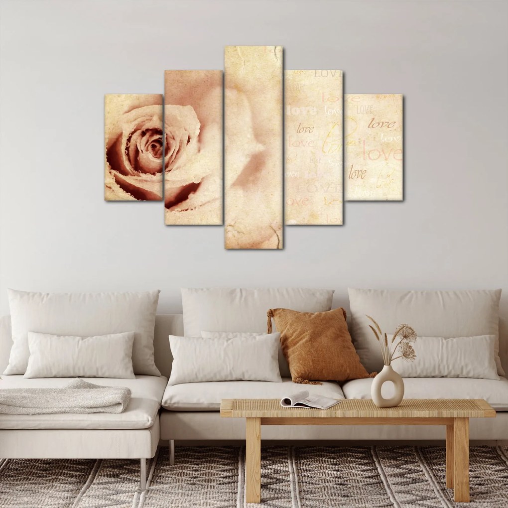 Kép - Rózsa virág szerelmeseknek (150x105 cm)