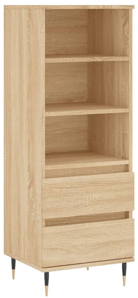 sonoma tölgy szerelt fa magasszekrény 40 x 36 x 110 cm