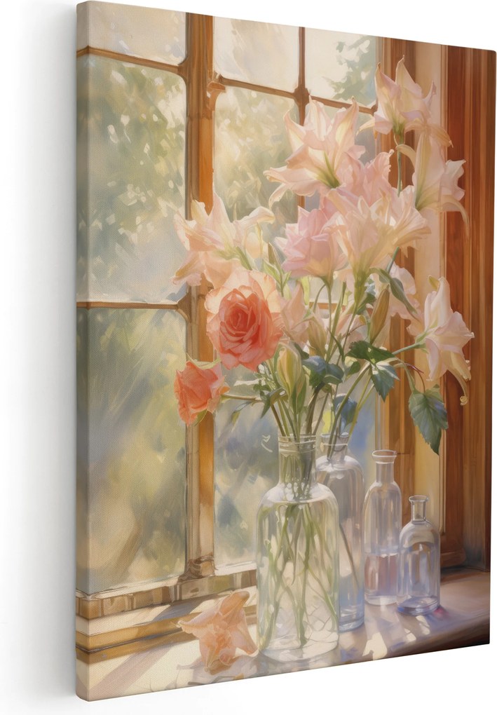 Nappali Képek Vászon Falikép Olajvirágok *többféle minta