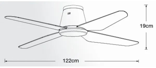 Lucci Air 213002 - LED Mennyezeti ventilátor AIRFUSION ARIA LED/18W/230V fekete + távirányító
