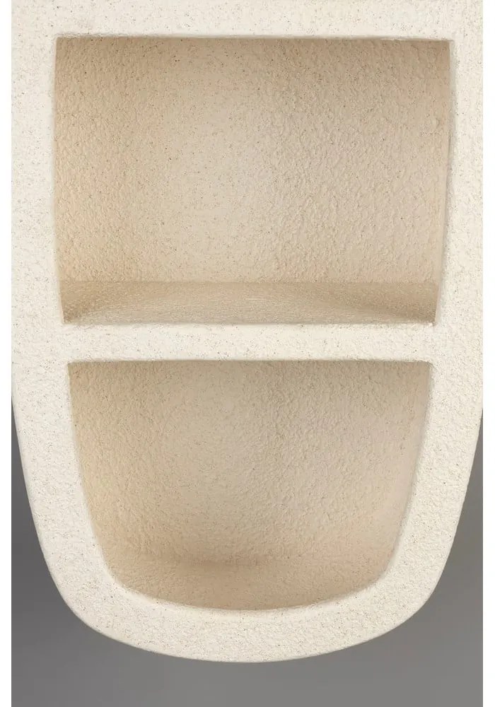 Krémszínű többszintes fali polc 23 cm Veda – Dutchbone