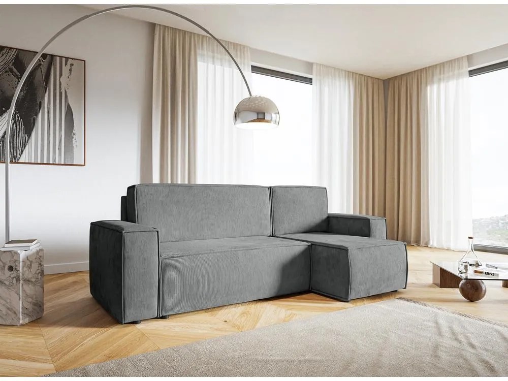 Sarokkanapé Copenhagen L (hamu + fekete). 1098889