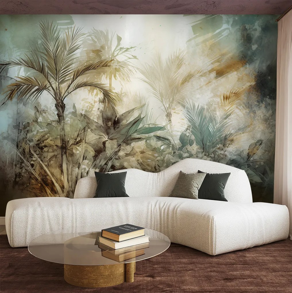 Gario Fotótapéta Növények az esőerdőben Anyag: Vlies, Méret: 300 x 210 cm