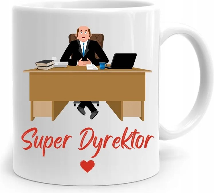 Igazgatónak Szuper Igazgató Bögre Ajándék fényképes nyomtatással