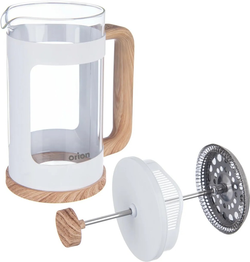 Orion Üveg teáskanna/francia press Whiteline 0,65l, 0,65 l