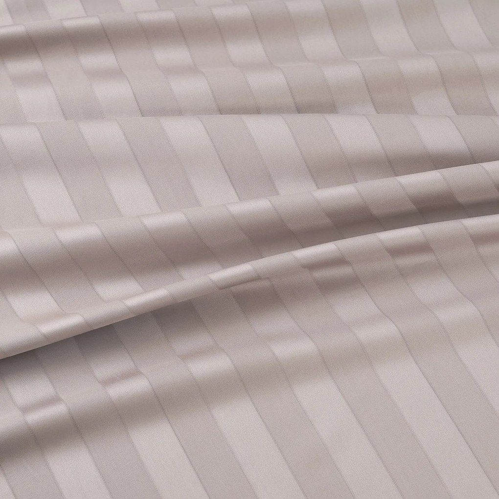 Goldea ünnepi damaszt reggeliző alátét - szürkésbarna csíkos - 2db 30 x 40 cm