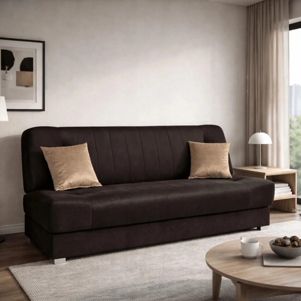 PIANO 2 ágyazható kanapé barna