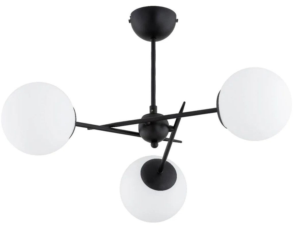 Felületre szerelhető csillár PRIMERY 3xE14/10W/230V fekete