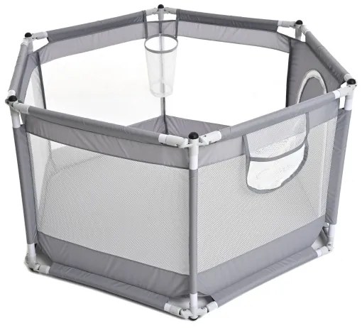 Játékkarám 120 cm szürke