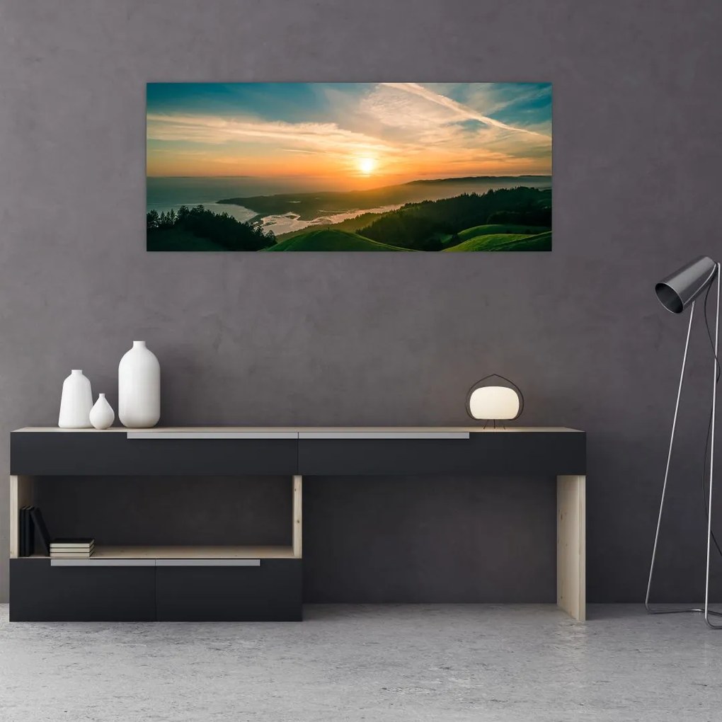 Napkelte a tenger felett (120x50 cm)